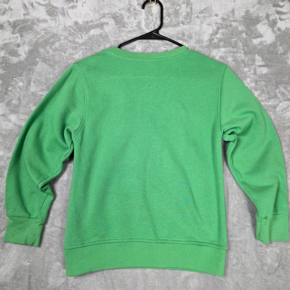 Star Wars Grogu Christmas Sweatshirt Youth‎ Boys M Green Graphic - Picture 5 of 10